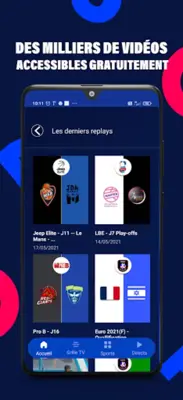 Sport en France android App screenshot 0